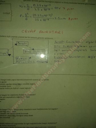 Mekatronik Mühendisliğine Giriş Vize Soruları