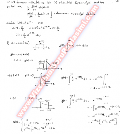 Analog İşaret İşleme Vize Soruları Ve Cevapları-2007