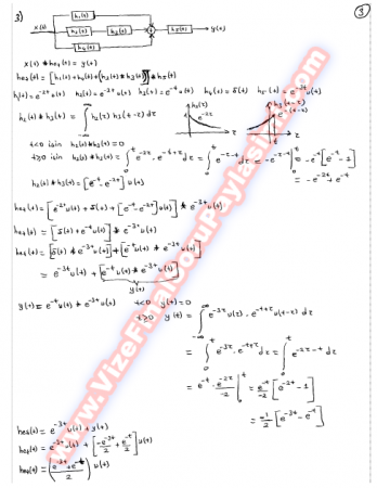 Analog İşaret İşleme Vize Soruları Ve Cevapları-2007