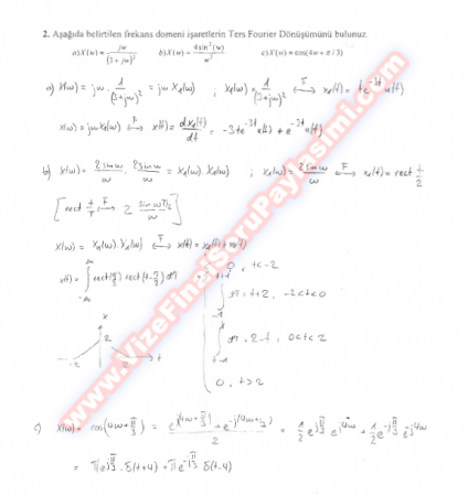 Analog işaret İşleme Vize Soruları Ve Cevapları-2008