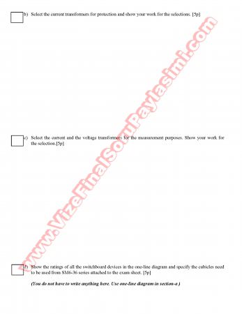 Elektrik Dağıtım Sistemleri Final Soruları-2012