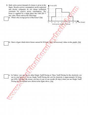 Elektrik Dağıtım Sistemleri Final Soruları-2012