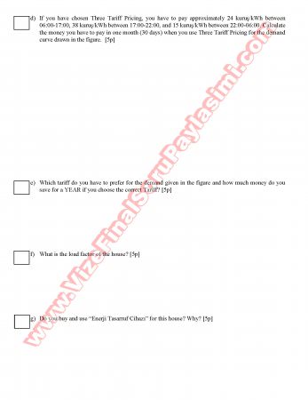 Elektrik Dağıtım Sistemleri Final Soruları-2012