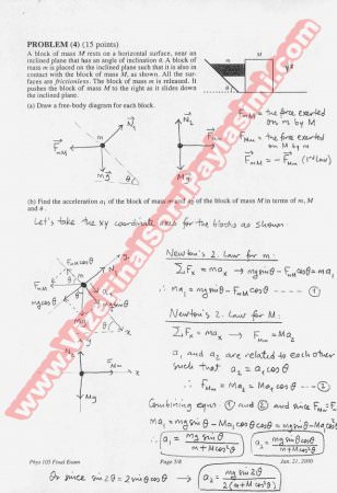 Fizik-1 Final Soruları Ve Cevapları