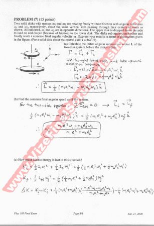 Fizik-1 Final Soruları Ve Cevapları