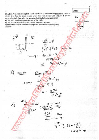 Fizik-2 Final Soruları Ve Cevapları-2009