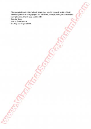 Ticaret Hukuku Final Soruları Ve Cevapları-2012