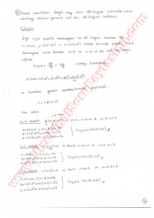 Sayılar Teorisi Final Soruları Ve Cevapları-2014