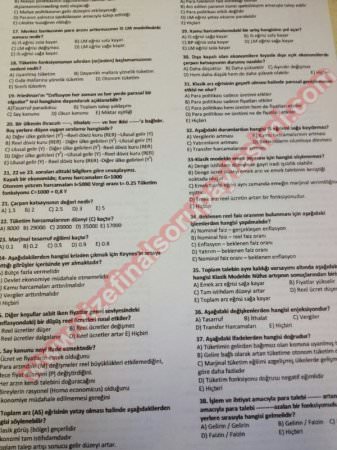 Makro İktisat Final Soruları-2013