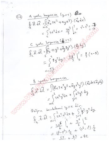 Elektromanyetik Alanlar Vize Soruları 2014