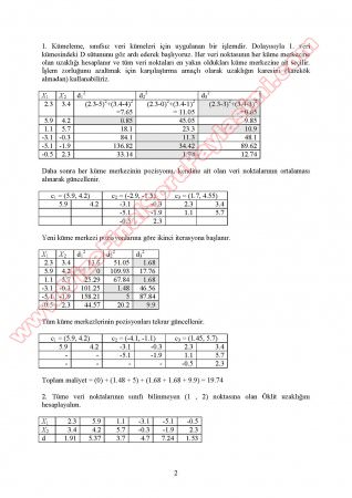 Makine Öğrenmesi Dersi Vize Soruları ve Cevapları