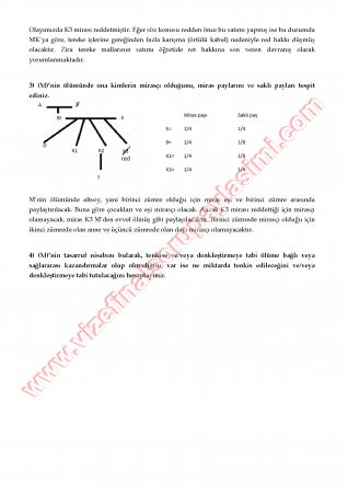 Miras Hukuku Final Soruları Ve Cevapları