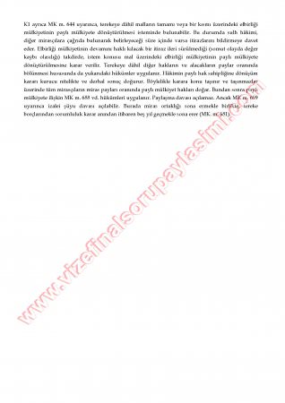 Miras Hukuku Final Soruları Ve Cevapları