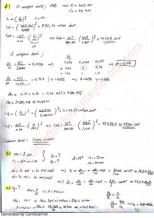 Makina Elemanları-1 Vize Soruları Ve Cevapları-2014