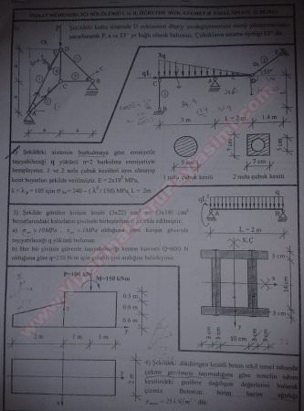 Mukavemet -2 Final Soruları - KTÜ