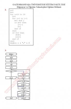 Programlama Dilleri -1 Final Soruları ve Cevapları