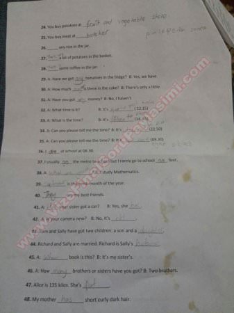 İngilizce Final Soruları