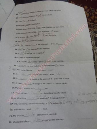 İngilizce Final Soruları