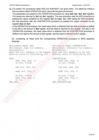 Computer Organizations Midterm Question And Answers