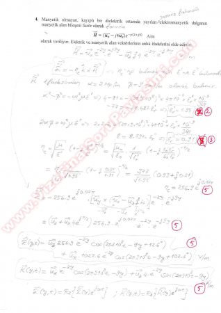 Elektromanyetik Dalga Teorisi Vize Soru Ve Çözümleri