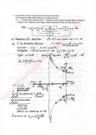 Kontrol Teorisi Final Çözümleri