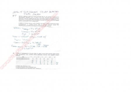 Hidrolik Final Cevapları