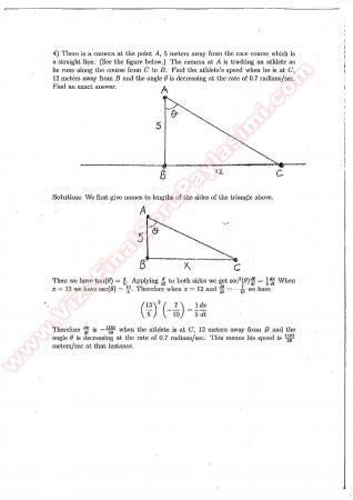 Calculus1 Midterm Solutions