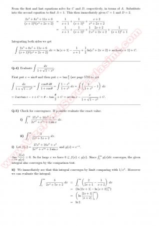 Intermediate Calculus2 Midterm Solutions