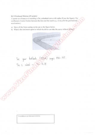 General Physics 1 midterm Solutions -2011