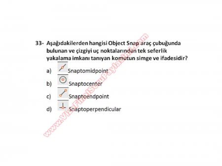 Bilgisayar Destekli Proje -1 Vize Soruları