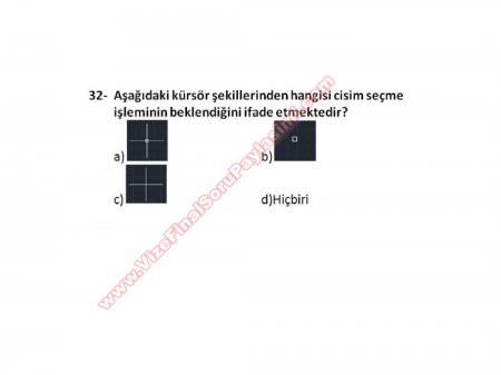 Bilgisayar Destekli Proje -1 Vize Soruları