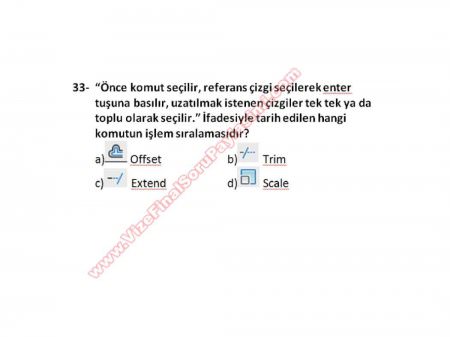 Bilgisayar Destekli Proje -1 Vize Soruları (2.Öğretim)