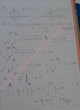 Mühendislik Matematiği Final Soruları ve Cevapları - KOÜ