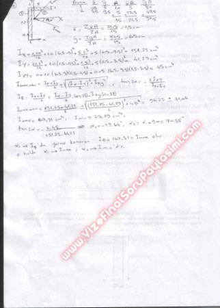 Cisimlerin Dayanımı 2 Vize Soruları Ve Cevapları -2008