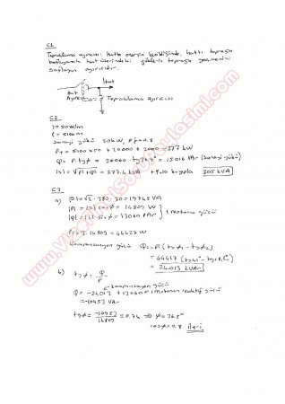 Enerji Dağıtım Sistemleri Dersi Final Soruları ve Cevapları