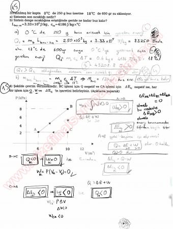 Termodinamik-1 Vize Soruları Ve Cevapları