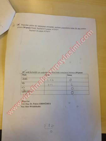 Algoritma Ve Programlama-1 Vize Soruları