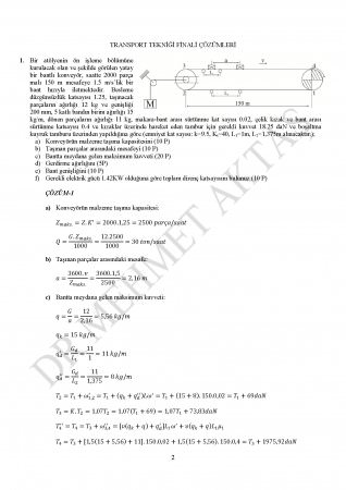 Transport Tekniği Final Soruları Ve Cevapları-2011