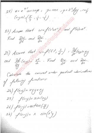 Analiz-2 Final Çalışma Soruları