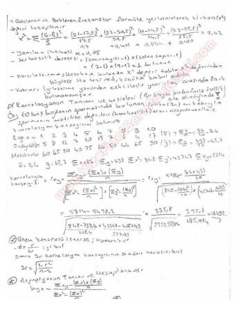 Biyoistatistik Dersi Vize Soruları ve Cevapları