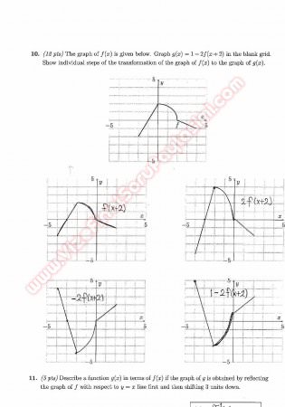Precalculus Midterm Exam Questions And Solutions  2013