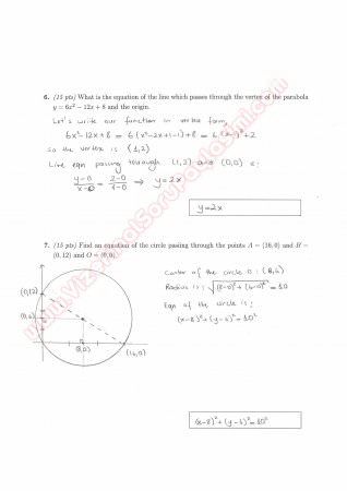 Precalculus Midterm Exam Questions And Solutions 2014