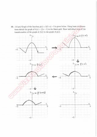 Precalculus Midterm Exam Questions And Solutions 2015