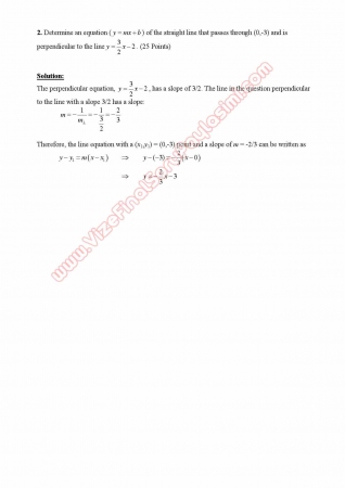 Calculus for Business and Economics-1 Midterm Exam Questions and Solutions