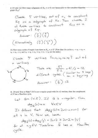 Discrete Mathematics Final Questions