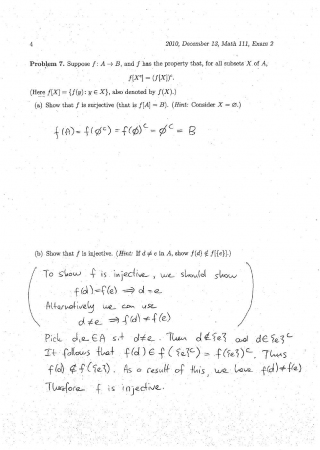 Fundamentals of Mathematics Second Midterm Exam Questions