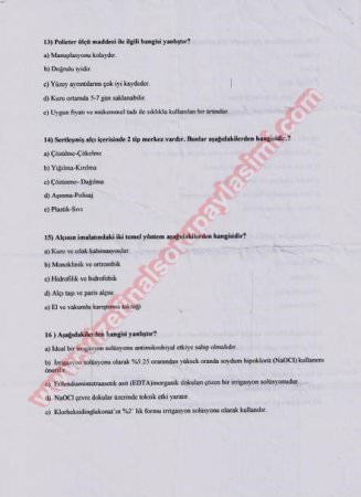 Maddeler Ve Aletler Bilimi Vize Soruları