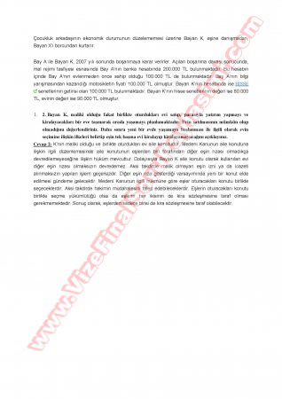 Aile Hukuku Final Soruları Ve Çözümleri