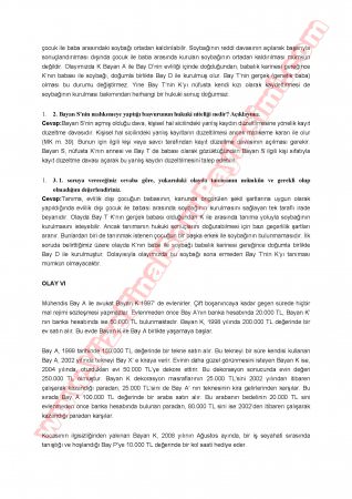 Aile Hukuku Final Soruları