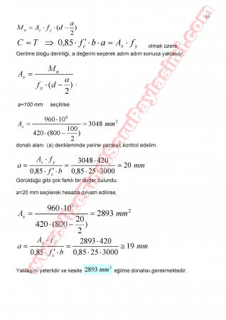 Betonarme-2 Vize Soruları Ve Cevapları